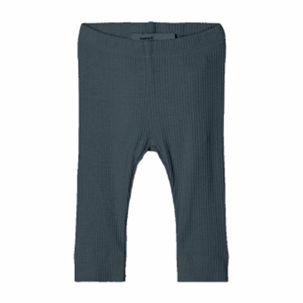 Colanți pantaloni bumbac organic şi modal rib pentru copii turbulence Name It