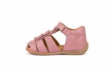 Sandale din piele cu velcro şi talpă flexibilă pink Froddo 3