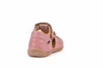 Sandale din piele cu velcro şi talpă flexibilă pink Froddo 5