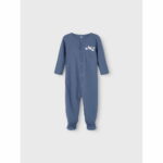 Salopetă pijama din bumbac organic cu capse pentru copii set 2 bucăți bering sea Name It