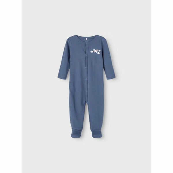 Salopetă pijama din bumbac organic cu capse pentru copii set 2 bucăți bering sea Name It