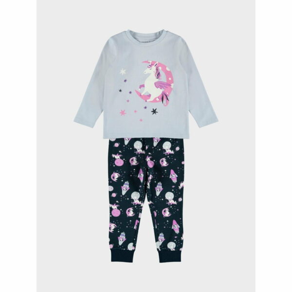 Pijama bumbac organic pentru copii set 2 piese elderberry pachet 2 bucăți Name It