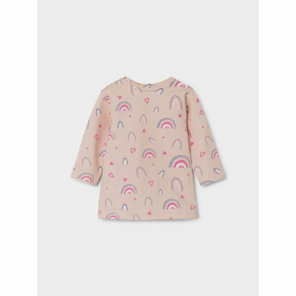 Bluză bumbac organic pentru copii set 3 bucăți ibis rose Name It