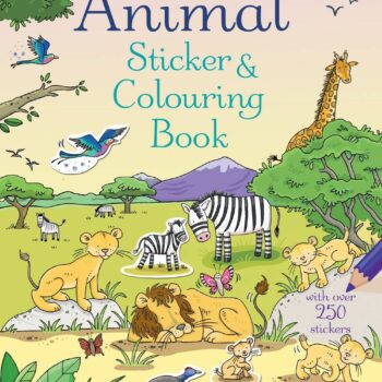 Animal Sticker & Colouring Book - Jessica Greenwell Usborne Publishing
