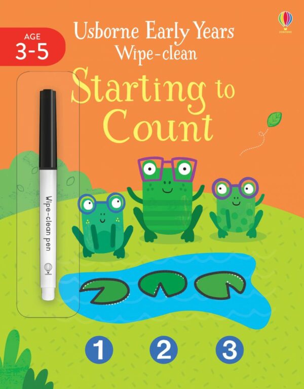 Early Years Wipe Clean Starting To Count - Jessica Greenwell Usborne Publishing