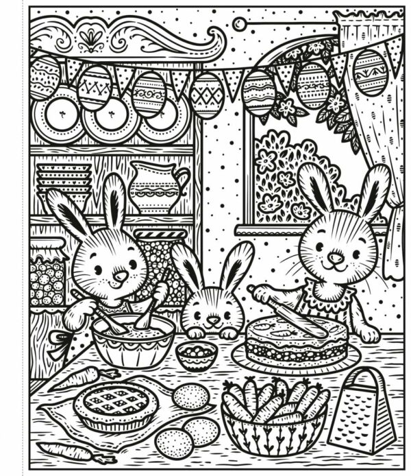 Easter Magic Painting Book - Abigail Wheatley Usborne Publishing