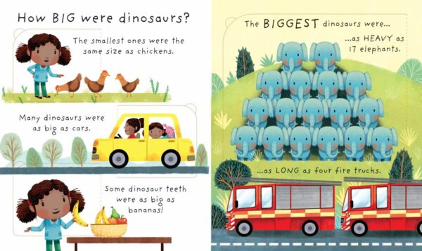 Lift-The-Flap First Q&A Are Dinosaurs Real? - Katie Daynes Usborne Publishing
