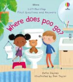 Lift-The-Flap First Q&A Where Does Poo Go? - Katie Daynes Usborne Publishing