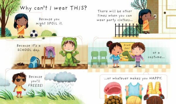 Lift-The-Flap First Q&A Why Should I Get Dressed? - Katie Daynes Usborne Publishing