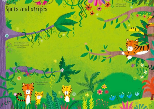 Little First Stickers Jungle - Kirsteen Robson Usborne Publishing