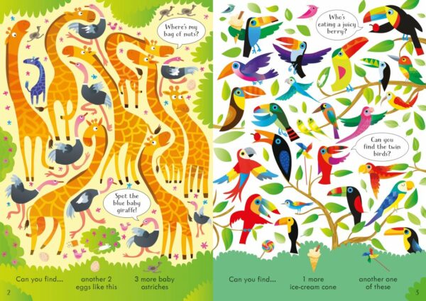 Look And Find Puzzles At The Zoo - Kirsteen Robson Usborne Publishing