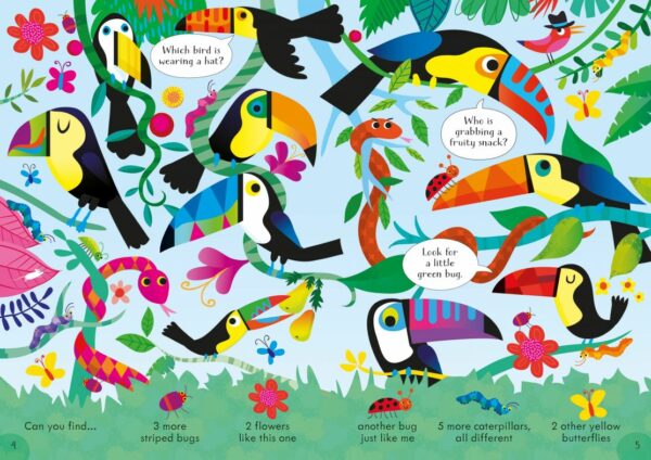 Look And Find Puzzles In The Jungle - Kirsteen Robson Usborne Publishing