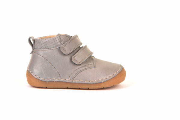 Pantofi din piele cu talpă extra flexibilă Light Grey Froddo 1