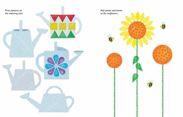 Rubber Stamp Activities Garden - Fiona Watt Usborne Publishing