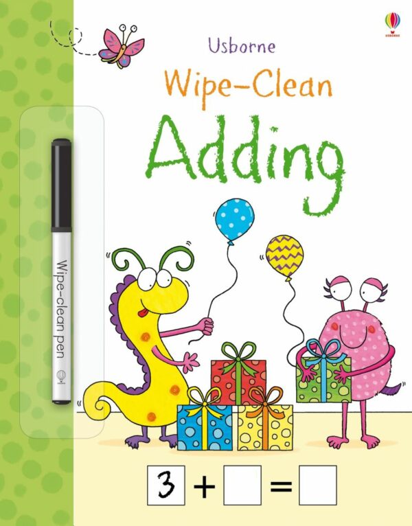Wipe Clean Adding - Jessica Greenwell Usborne Publishing
