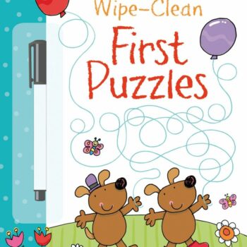 Wipe Clean First Puzzles - Jessica Greenwell Usborne Publishing