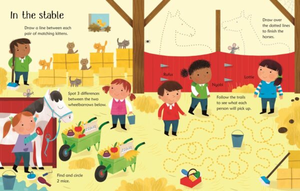 Wipe Clean Horse And Pony Activities - Kirsteen Robson Usborne Publishing