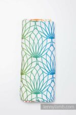 Lenny Lamb - păturică muselină din vâscoză de bambus Rainbow Lotus White (120 x 120 cm ) (grade B)