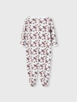 Salopetă pijama din bumbac organic cu capse pentru copii pachet 2 bucăți prune purple Name It 3