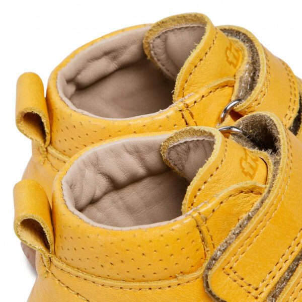 Pantofi din piele cu talpă extra flexibilă Mineral Yellow Froddo 5