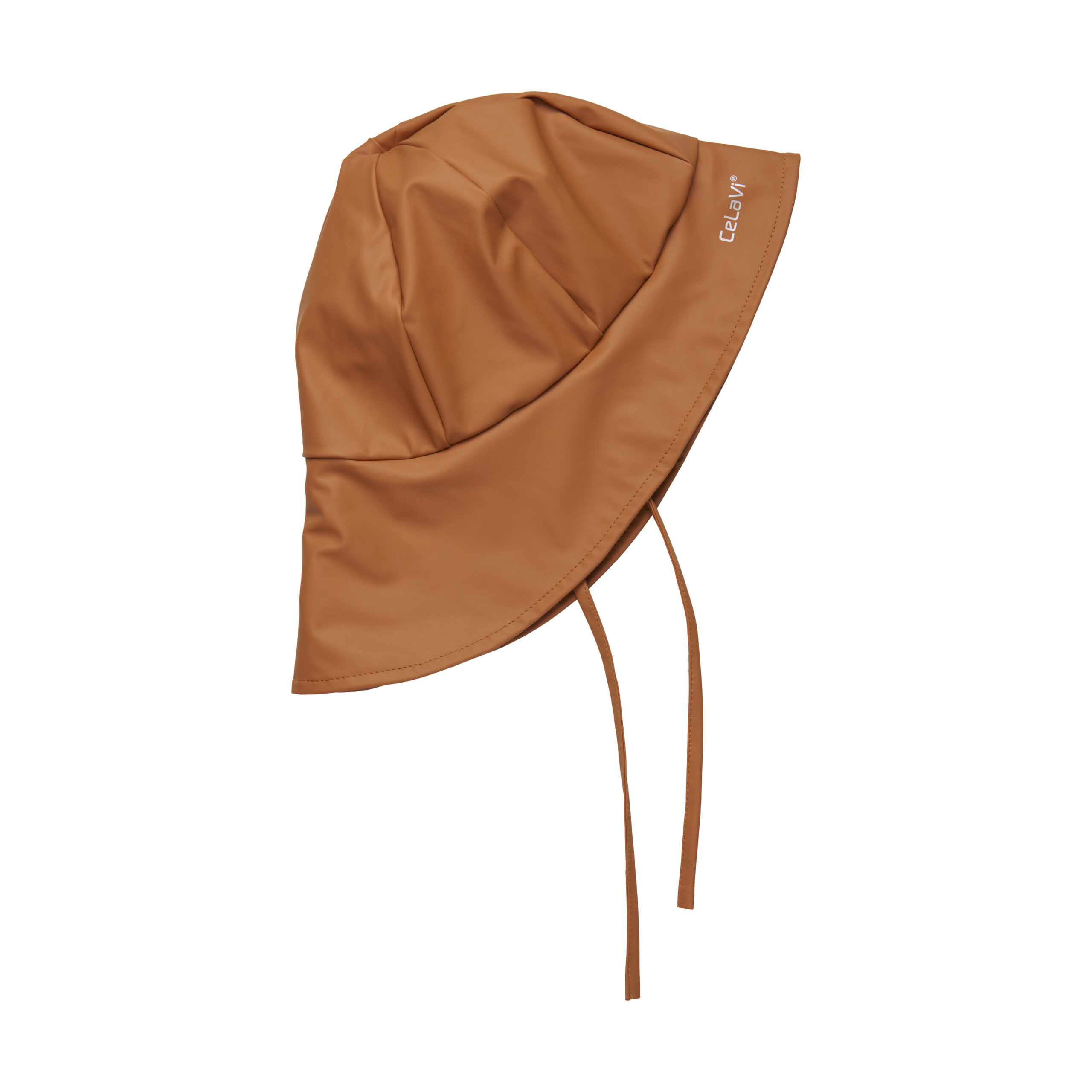 Pălărie termică impermeabilă de ploaie cu fleece amber brown CeLaVi