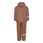 Set termic de ploaie și vânt (impermeabil) căptușit integral cu fleece aztek flowers Celavi 1