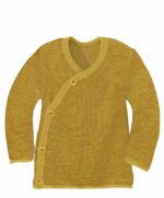 Cardigan kimono Disana din lână merinos Curry/Gold