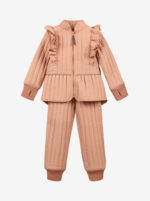 Set termic cu volănaşe pentru copii peach gold glitter En Fant