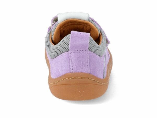Pantofi din piele și material textil cu talpă barefoot Lilac Froddo 4