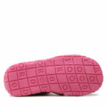 Sandale din material textil și piele cu velcro şi talpă flexibilă fuchsia Froddo 5