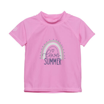 Tricou de baie UPF50+ Begonia Pink Color Kids