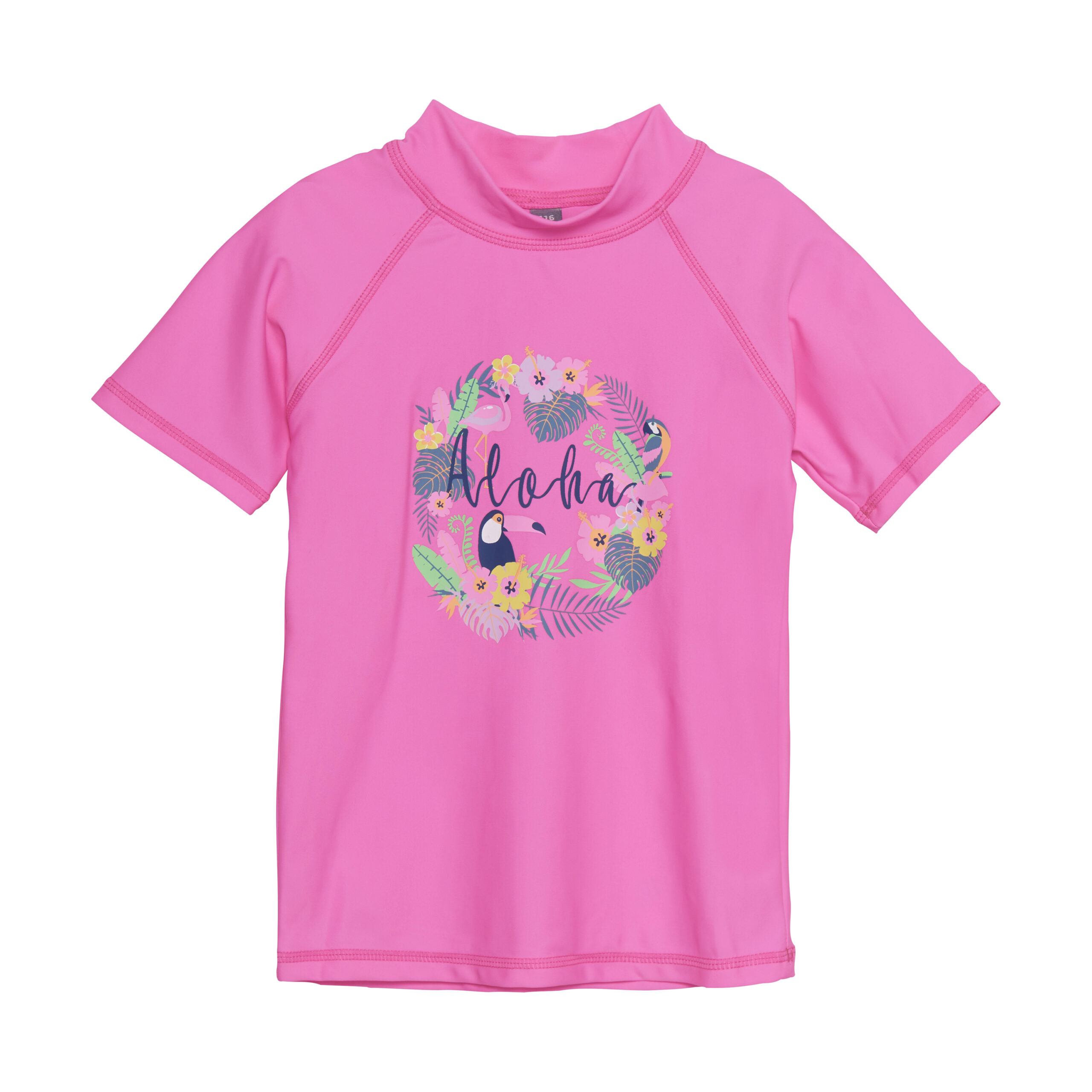 Tricou de baie UPF50+ Sugar Pink Color Kids