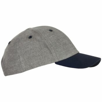 Pălărie de soare-șapcă din bumbac UV 50+ Mid Grey Melange En Fant