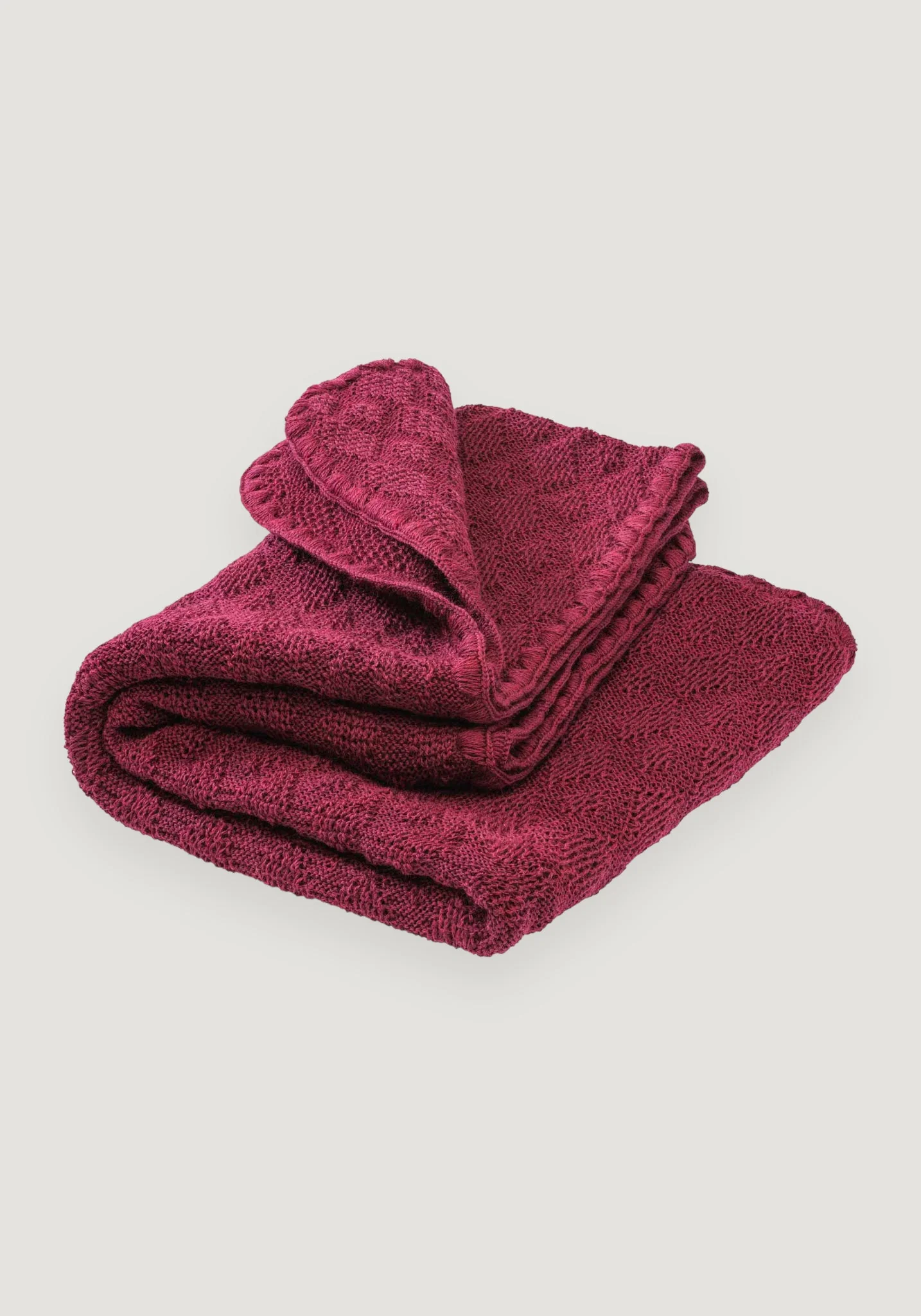 Pătură Disana din lână merinos tricotată pentru bebeluși Cassis