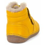 Ghete Froddo copii piele naturală căptușeală blană miel Dark Yellow 4