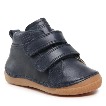 Pantofi Froddo copii piele naturală talpă flexibilă Dark Blue