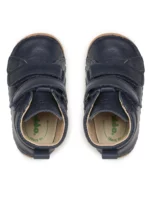 Pantofi Froddo copii piele naturală talpă flexibilă Dark Blue 5