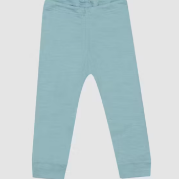 Pantaloni colanţi din lână merinos pentru copii arctic blue Dilling