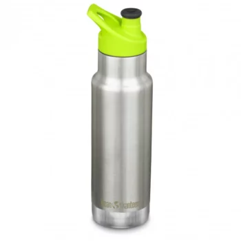 Sticlă termos capac sport Kid Classic Narrow Brushed Stainless 355 ml Klean Kanteen