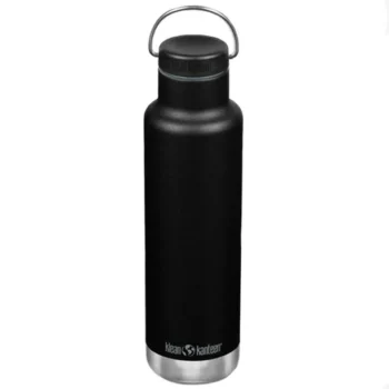 Sticlă termos recipient termoizolant capac etanş Loop Classic Black 592 ml Klean Kanteen