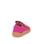 Pantofi barefoot din material textil și piele cu velcro şi talpă extra flexibilă Fuchsia Froddo 2