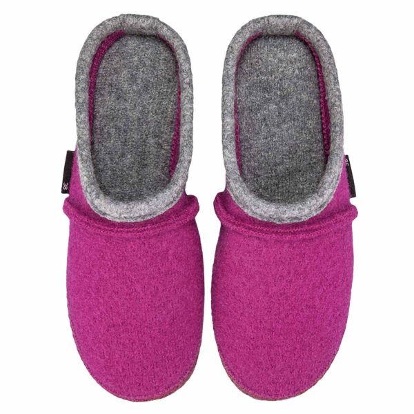 Papuci de casă adulţi lână talpă cauciuc berry Gipfel Nanga Papuci de casă adulţi lână talpă cauciuc berry Gipfel Nanga