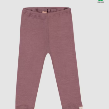 Pantaloni colanţi din lână merinos pentru copii Fuchsia Dilling