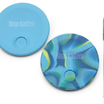 Capac cu pai pentru pahar Blue Tie Dye Klean Kanteen
