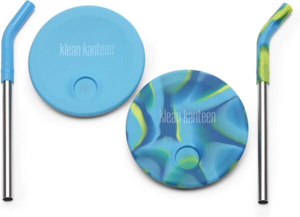 Capac cu pai pentru pahar Blue Tie Dye Klean Kanteen Capac cu pai pentru pahar Blue Tie Dye Klean Kanteen