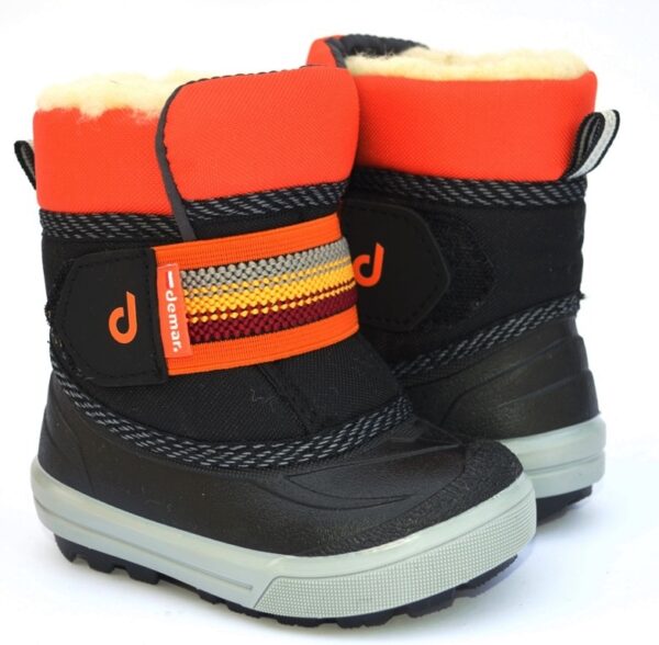 Cizme de iarnă interior lână naturală Crazy Orange Demar 3