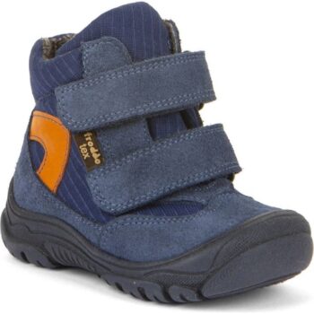 Cizme impermeabile din piele și textil talpă flexibilă Denim Froddo