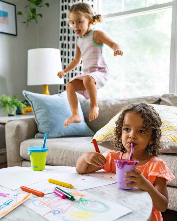 Pahar cu capac și pai 296 ml Hawaiian Ocean Klean Kanteen