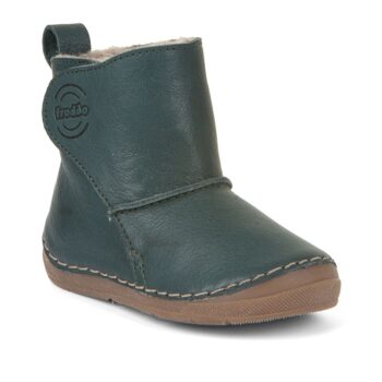 Cizme piele Froddo căptuşeală blană miel talpă extra flexibilă green