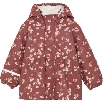 Jachetă termică de ploaie și vânt (impermeabilă) căptușită integral cu fleece Apple Butter CeLaVi